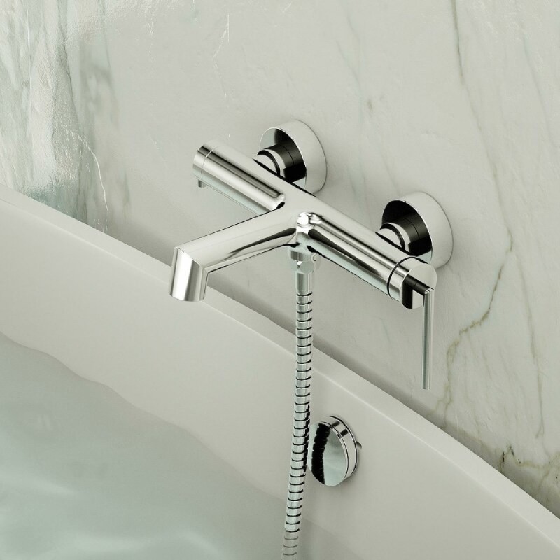 Смеситель для ванны и душа BelBagno Acqua ACQUA-VASM-CRM, цвет хром