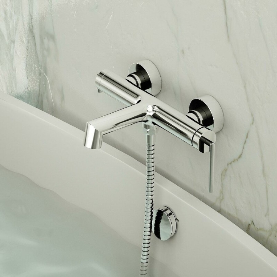 Смеситель для ванны и душа BelBagno Acqua ACQUA-VASM-CRM, цвет хром