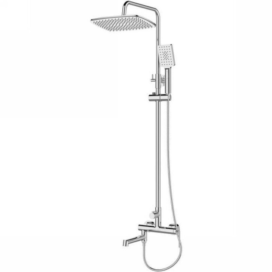 Душевая система Belbagno Acqua ACQUA-VSCM-CRM, с изливом, цвет хром