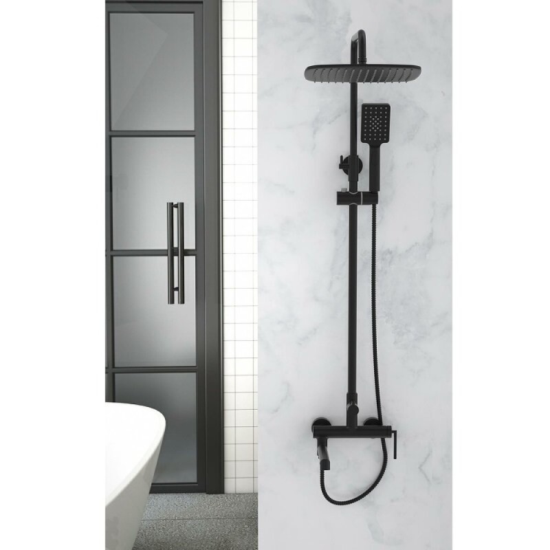 Душевая система Belbagno Acqua ACQUA-VSCM-CRM, с изливом, цвет хром