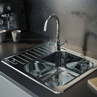 Смеситель Iddis Acros ACRSB00i05 для кухонной мойки, хром