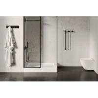 Душевой поддон Abber AD3C159, 90 x 150 см, прямоугольный, акриловый, белый