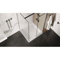 Душевой поддон Abber AD3D100, 100 x 100 см, квадратный, акриловый, цвет белый