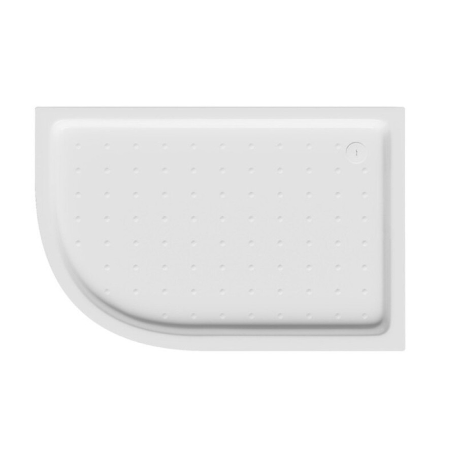 Душевой поддон Abber AD3E129 R, 90 x 120 см, асимметричный, акриловый, белый