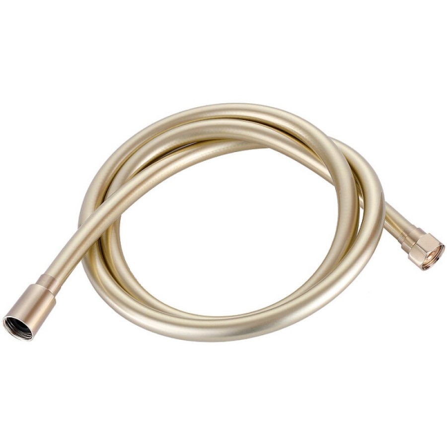 Душевой шланг Abber 150 см, ПВХ, цвет золото матовое, AF0021G