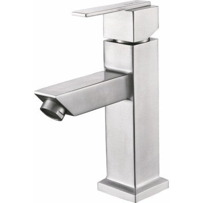 Смеситель Aquanet Steel AF213-10S для раковины, сатин (242972)