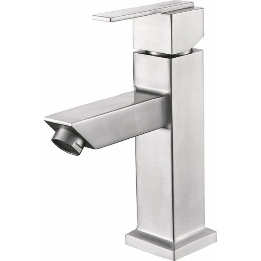 Смеситель Aquanet Steel AF213-10S для раковины, сатин (242972)