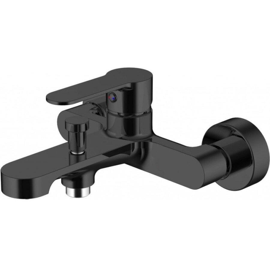 Смеситель Aquanet Passion AF300-20B для ванны и душа, черный матовый (243295)