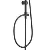Душевая колонна Aquanet Passion 261837 S AF300-70-S-B верхний душ квадратный 25 см, 3 режима струи, черный матовый