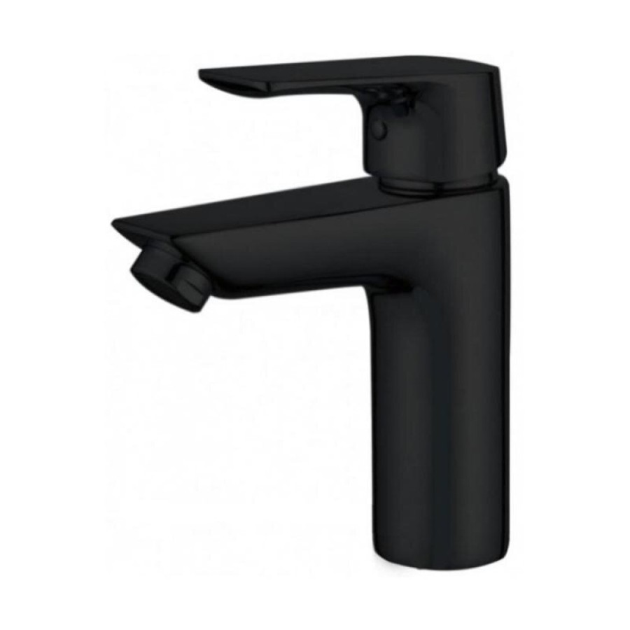 Смеситель Aquanet Static, для раковины, черный матовый, AF330-10B