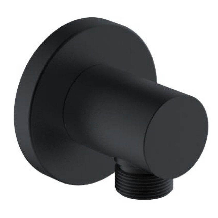Шланговое подсоединение Aquanet Static 261830 AF330-92B для душа, черный матовый