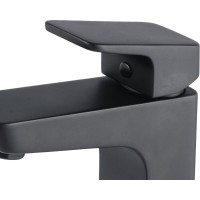 Смеситель Aquanet Gotic AF440-10B для раковины, черный матовый (243291)