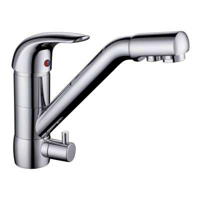 Смеситель Aquanet Kitchen 261840 AF777-44С для кухонной мойки, хром
