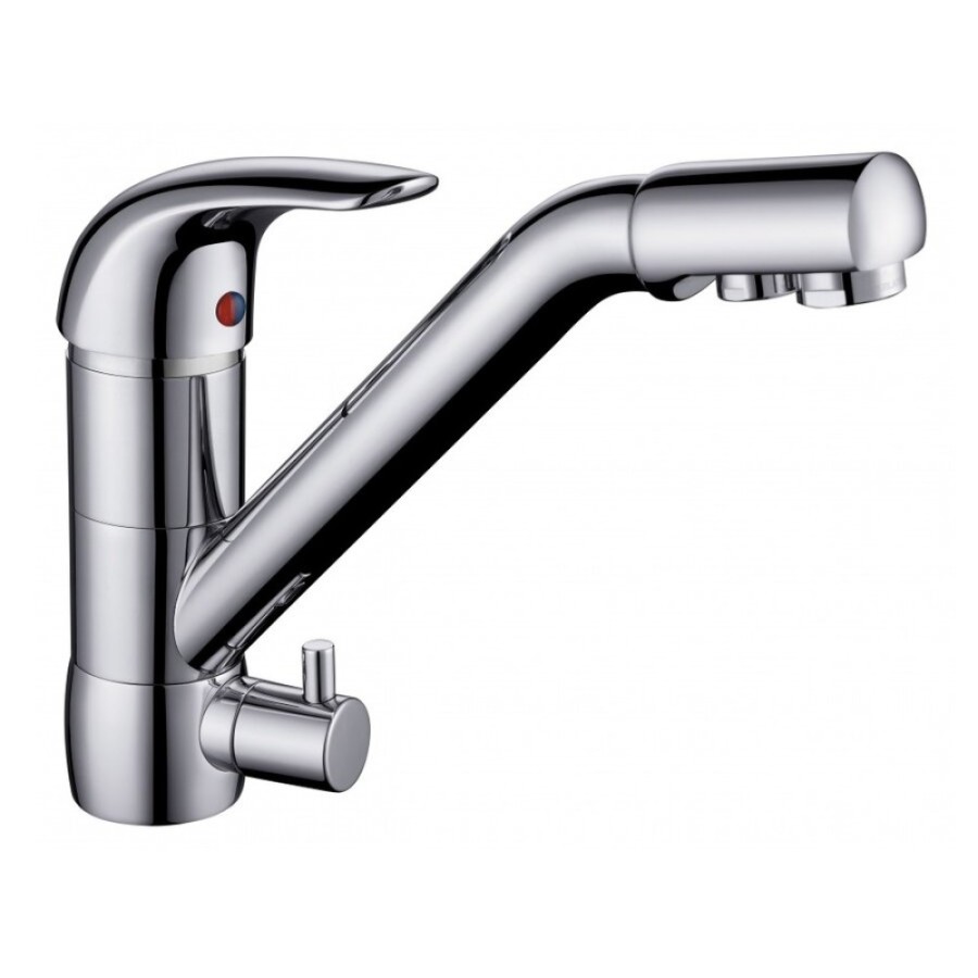 Смеситель Aquanet Kitchen 261840 AF777-44С для кухонной мойки, хром