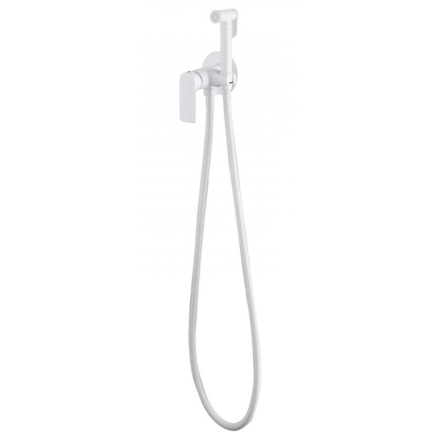 Гигиенический душ Abber Weiss Insel, AF8025W, со смесителем, белый