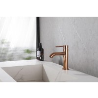 Смеситель Abber Wasser Kreis AF8110RG для раковины, цвет розовое золото