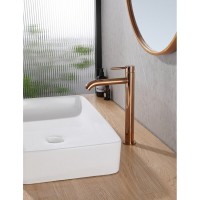 Смеситель Abber Wasser Kreis AF8111RG для раковины, цвет розовое золото