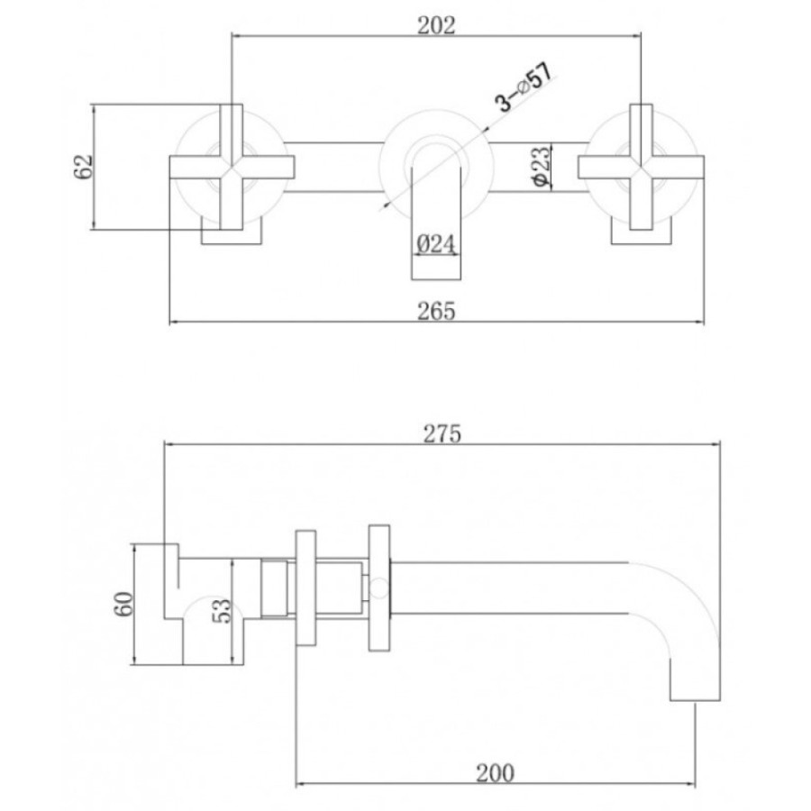 Смеситель Abber Wasser Kreis AF81121B, для раковины, черный матовый