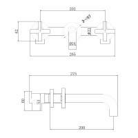 Смеситель Abber Wasser Kreis AF81121G, для раковины, цвет золото матовое
