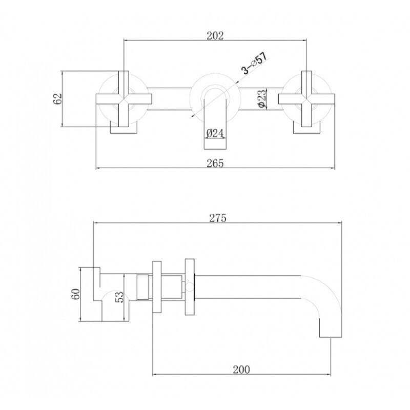 Смеситель Abber Wasser Kreis AF81121NG, для раковины, цвет никель