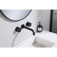 Смеситель Abber Wasser Kreis AF81122B для раковины, цвет черный матовый