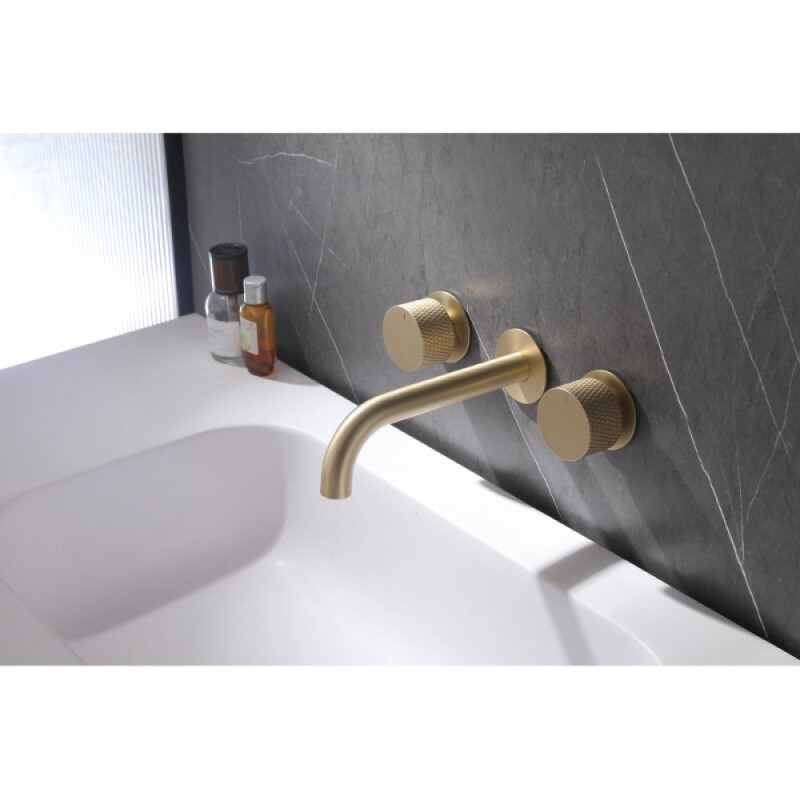 Смеситель Abber Wasser Kreis AF81122G, для раковины, цвет золото матовое