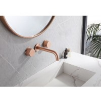 Смеситель Abber Wasser Kreis AF81122MRG для раковины, цвет розовое золото матовое