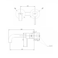 Смеситель Abber Wasser Kreis AF8112NG, для раковины, цвет никель