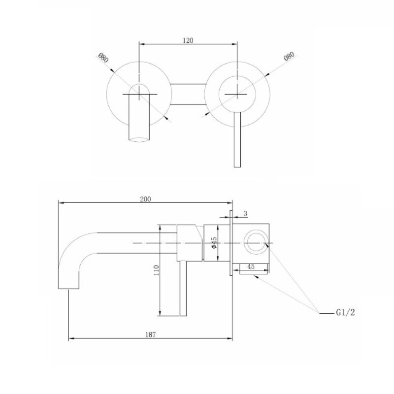 Смеситель Abber Wasser Kreis AF8112NG, для раковины, цвет никель