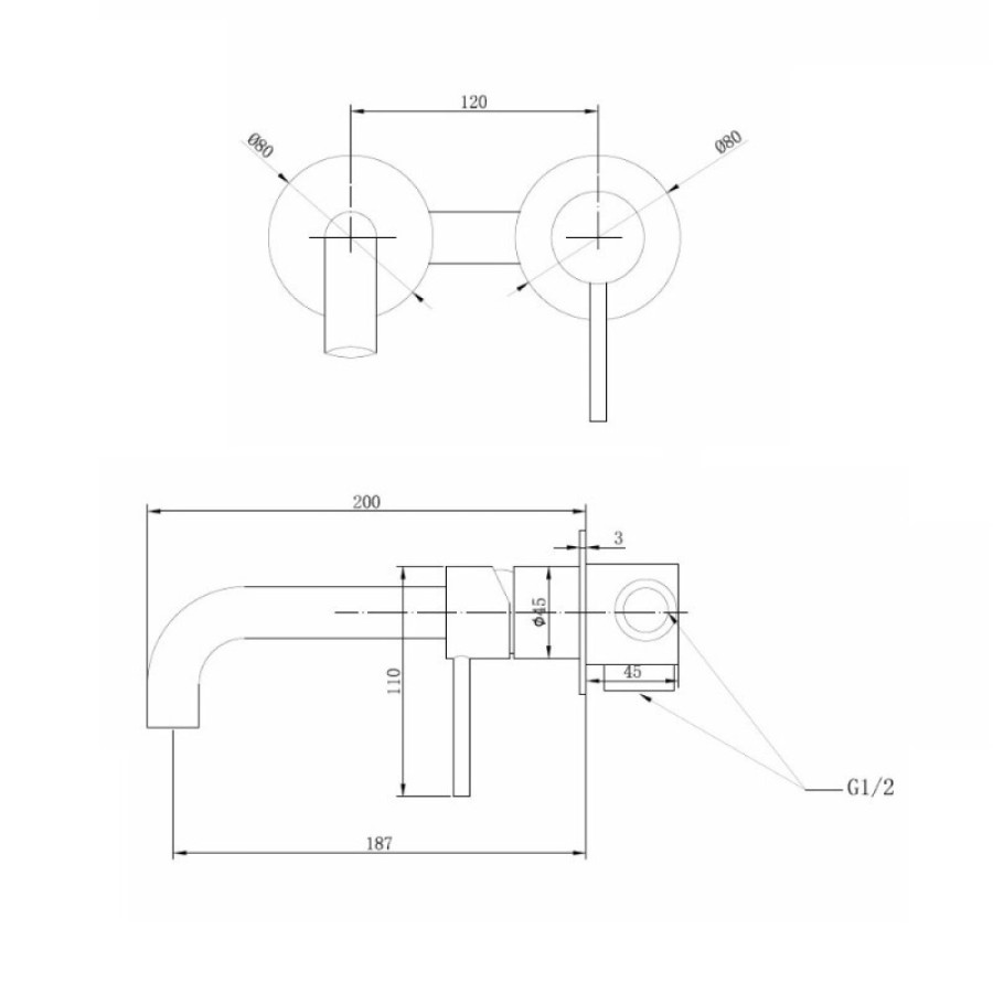 Смеситель Abber Wasser Kreis AF8112NG, для раковины, цвет никель