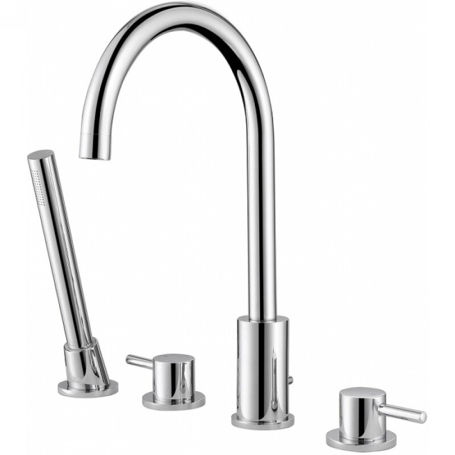 Смеситель Abber Wasser Kreis AF8113 на борт ванны, цвет хром