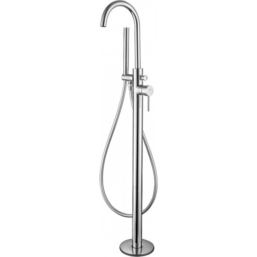 Смеситель для ванны и душа Abber Wasser Kreis AF8115, напольный, цвет хром