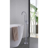 Смеситель для ванны и душа Abber Wasser Kreis AF8115, напольный, цвет хром