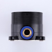 Смеситель Abber Wasser Kreis AF8115G для ванны, напольный, золото матовое