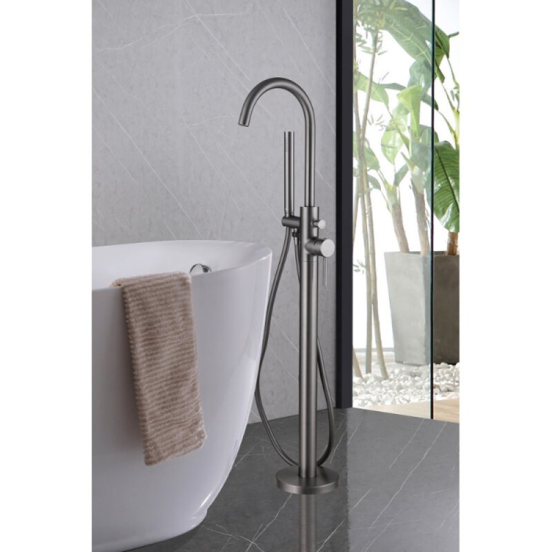 Смеситель Abber Wasser Kreis AF8115NG, для ванны, цвет никель