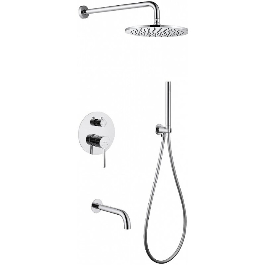 Душевая система Abber Wasser Kreis AF8117, цвет хром