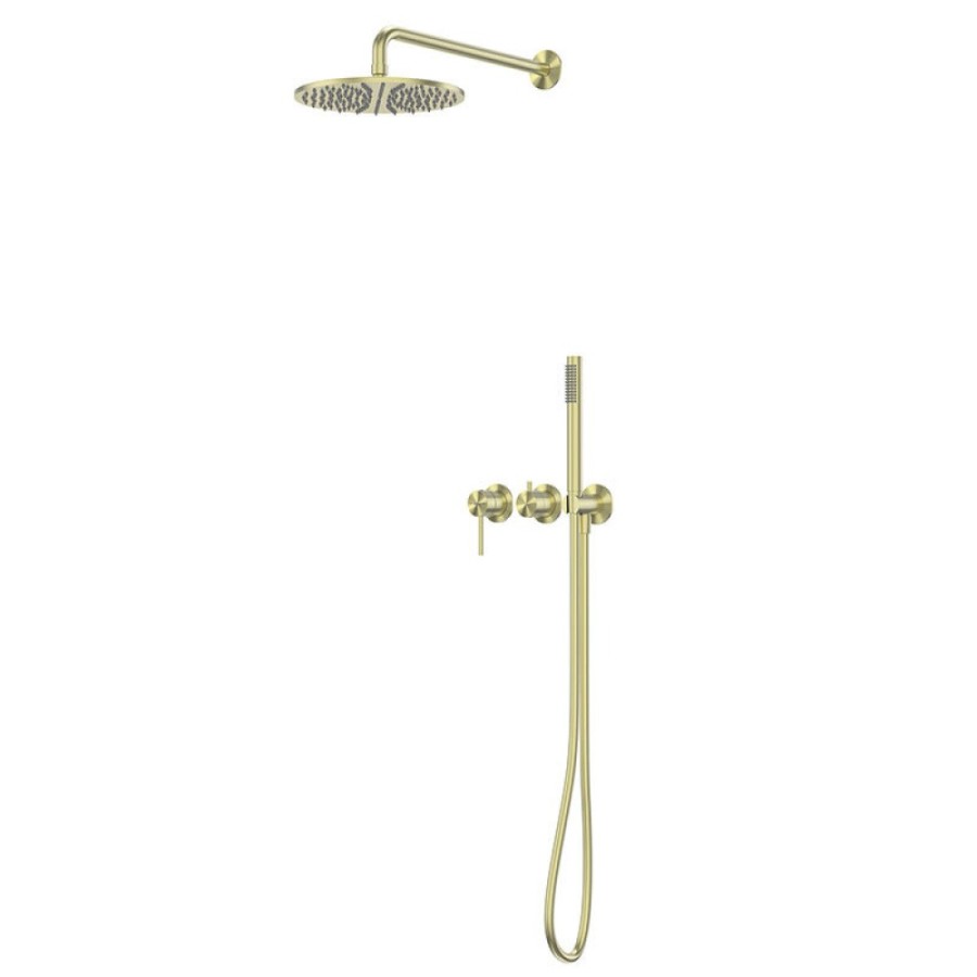 Душевая система Abber Wasser Kreis 316 AF8118BG, цвет золото брашированное