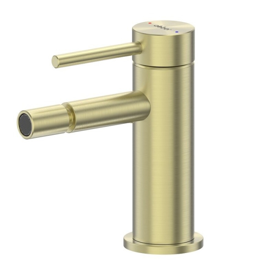 Смеситель для биде Abber Wasser Kreis 316 AF8124BG, золото брашированное
