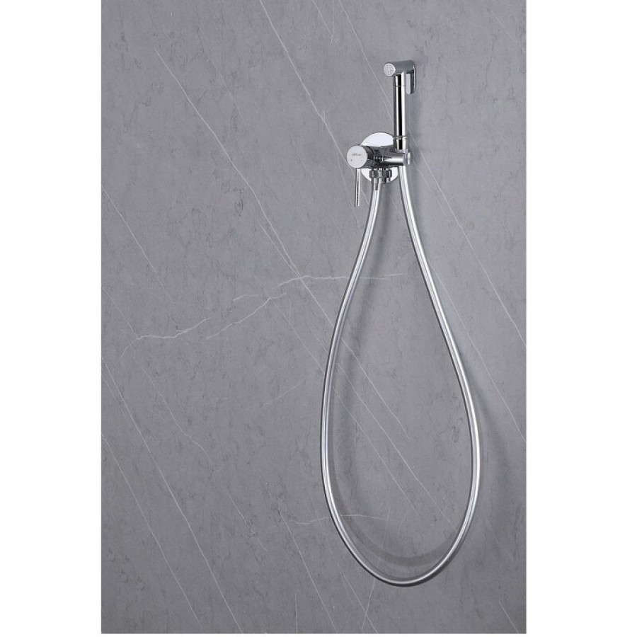 Гигиенический душ со смесителем Abber Wasser Kreis AF8125, цвет хром