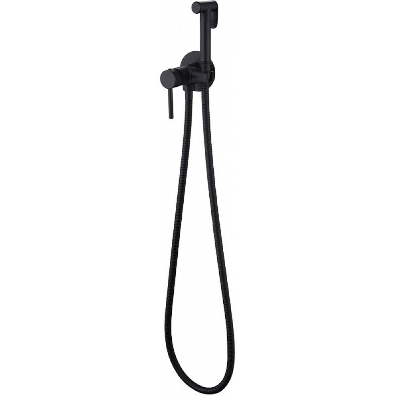 Гигиенический душ Abber Wasser Kreis, AF8125B, со смесителем, черный матовый