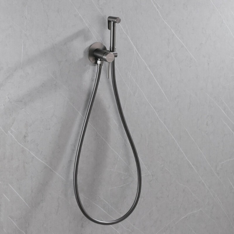 Гигиенический душ Abber Wasser Kreis AF8125NG, со смесителем, цвет никель