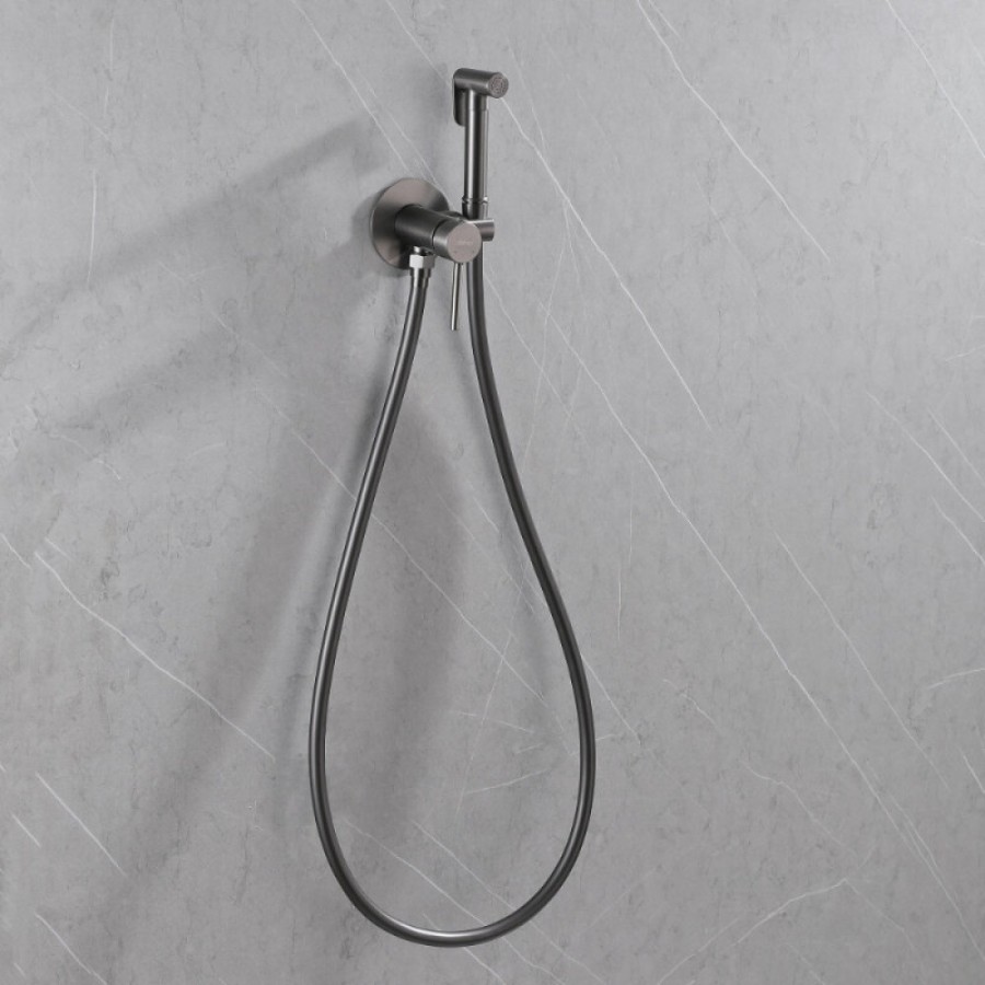 Гигиенический душ Abber Wasser Kreis AF8125NG, со смесителем, цвет никель