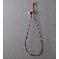 Гигиенический душ со смесителем Abber Wasser Kreis AF8125RG, цвет золото розовое