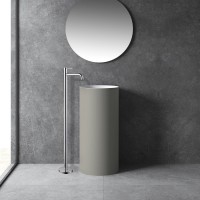 Смеситель Abber Wasser Kreis AF8140 для раковины, напольный, хром