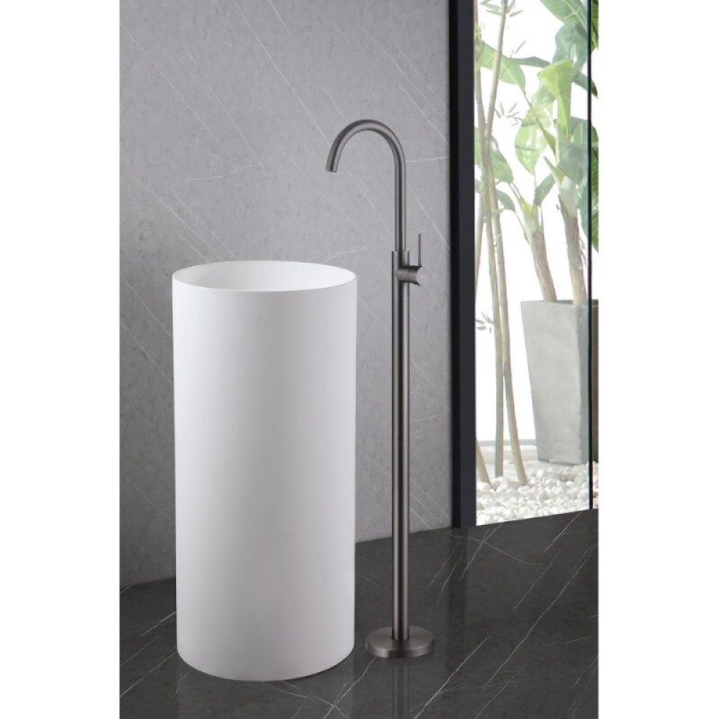 Смеситель Abber Wasser Kreis AF8141NG, для ванны, цвет никель