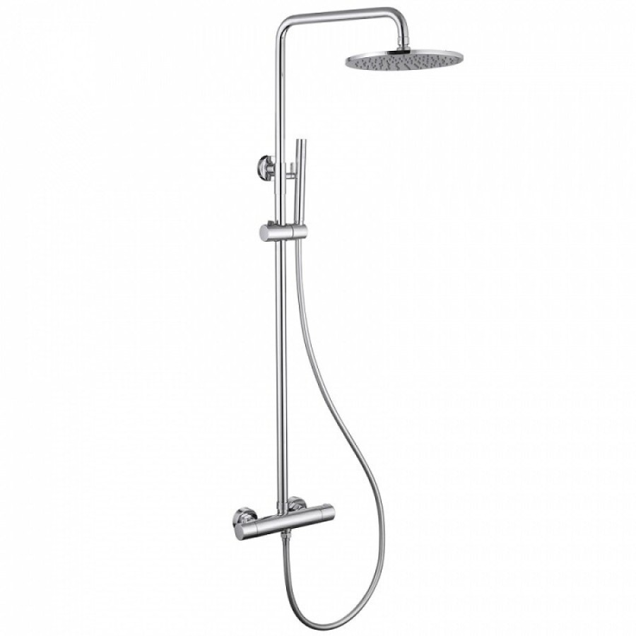 Душевая система Abber Wasser Kreis AF8160L, термостатическая, цвет хром