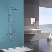Душевая система Abber Wasser Kreis AF8160L, термостатическая, цвет хром