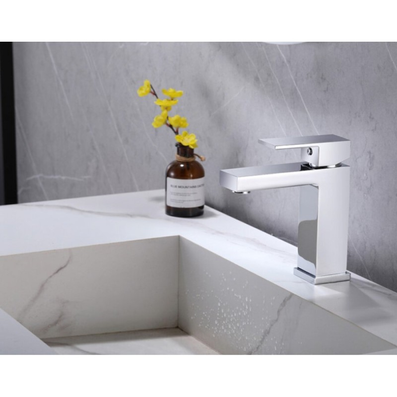 Смеситель Abber Daheim AF8210, для раковины, хром
