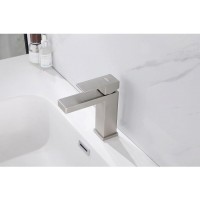 Смеситель Abber Daheim AF8210SP, для раковины, PVD покрытие, сатин