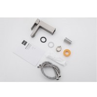 Смеситель Abber Daheim AF8210SP, для раковины, PVD покрытие, сатин